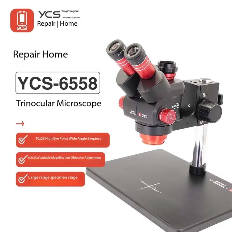 YCS-6558 HD Trinocular Microscope